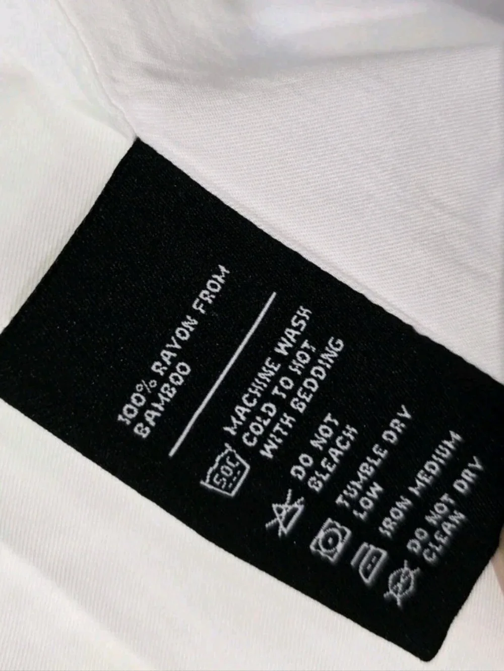 MALOUF WOVEN Flat Sheet King Rayon Bamboo In White. NWOT